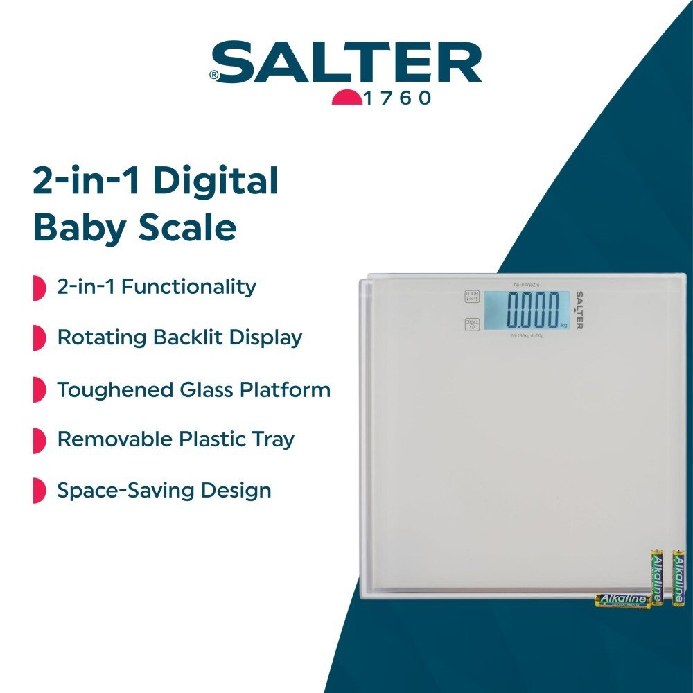 Salter 2 in 1 Digital Baby Scale
