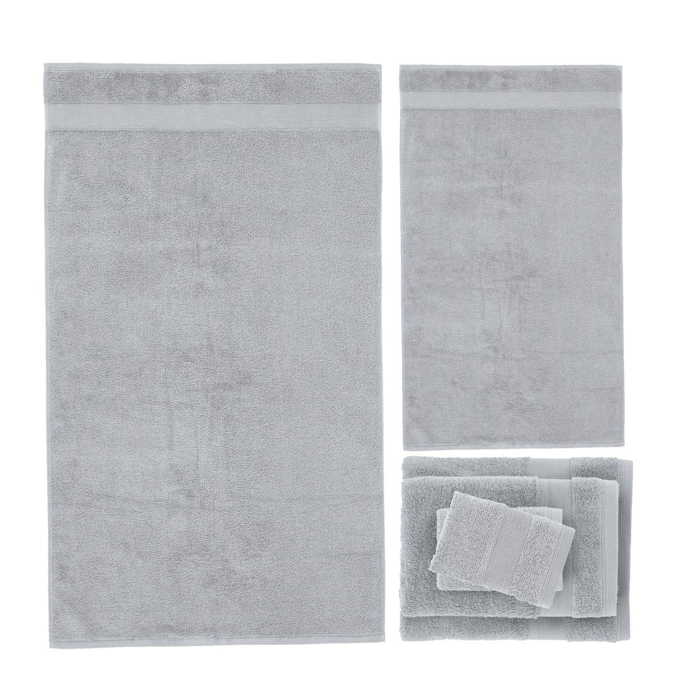 Catherine Lansfield Anti Bacterial Towel Bale - Silver