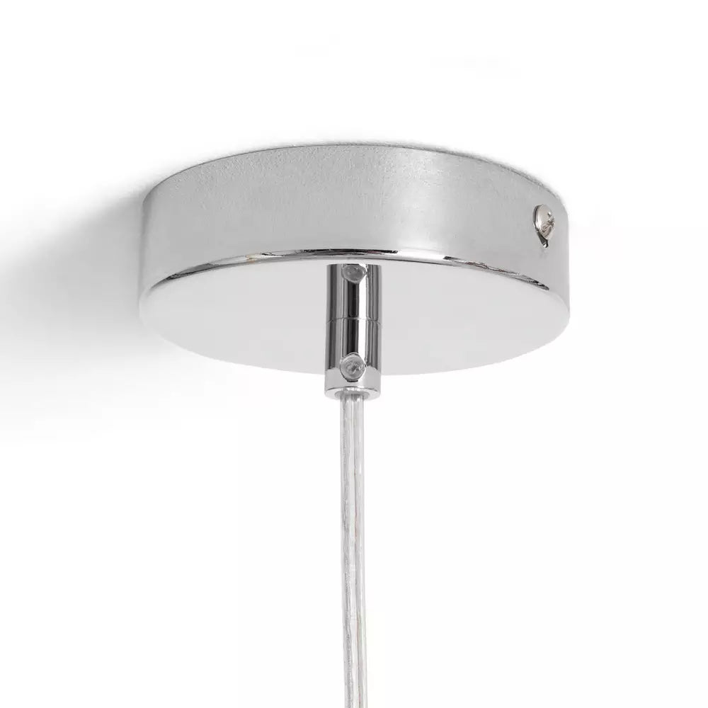 Habitat Sputnik Glass 6 Light Pendant Light - Chrome