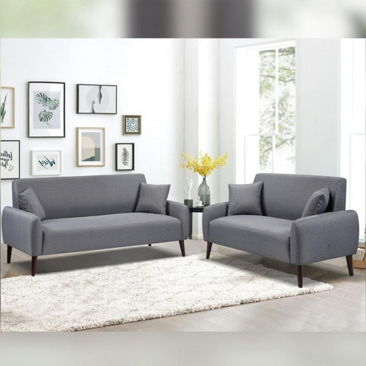 Modern Linen Sofa Set