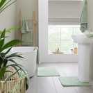 Catherine Lansfield Anti Bacterial Bath Sheet - Sage Green