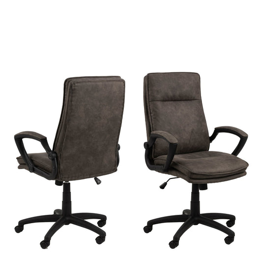 Furniture To Go Brad Faux Leather Office Chair - Black