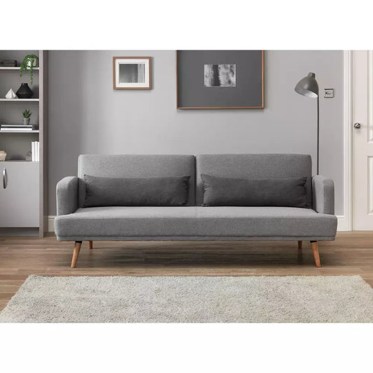 Argos Home Andy Fabric 3 Seater Clic Clac Sofa Bed - Grey