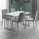 Julian Bowen Scala 4 Seater Dining Table - Marble Effect