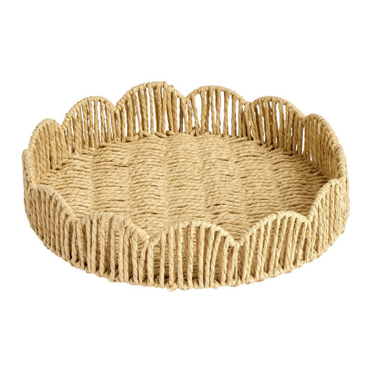 Argos Home Med Coastal Woven Tray - Natural