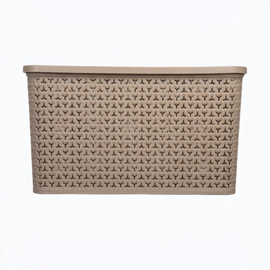 Strata Urban Store Set of 3 Storage Baskets with Lid - Mocha