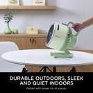 Shark FlexBreeze HydroGo Green Misting Pedestal Fan - 6 Inch