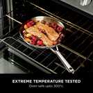 Ninja EverClad 28cm Stainless Steel Wok without Lid