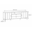 Furniture To Go Arundel 2 Door 2 Drawer TV Unit - Green