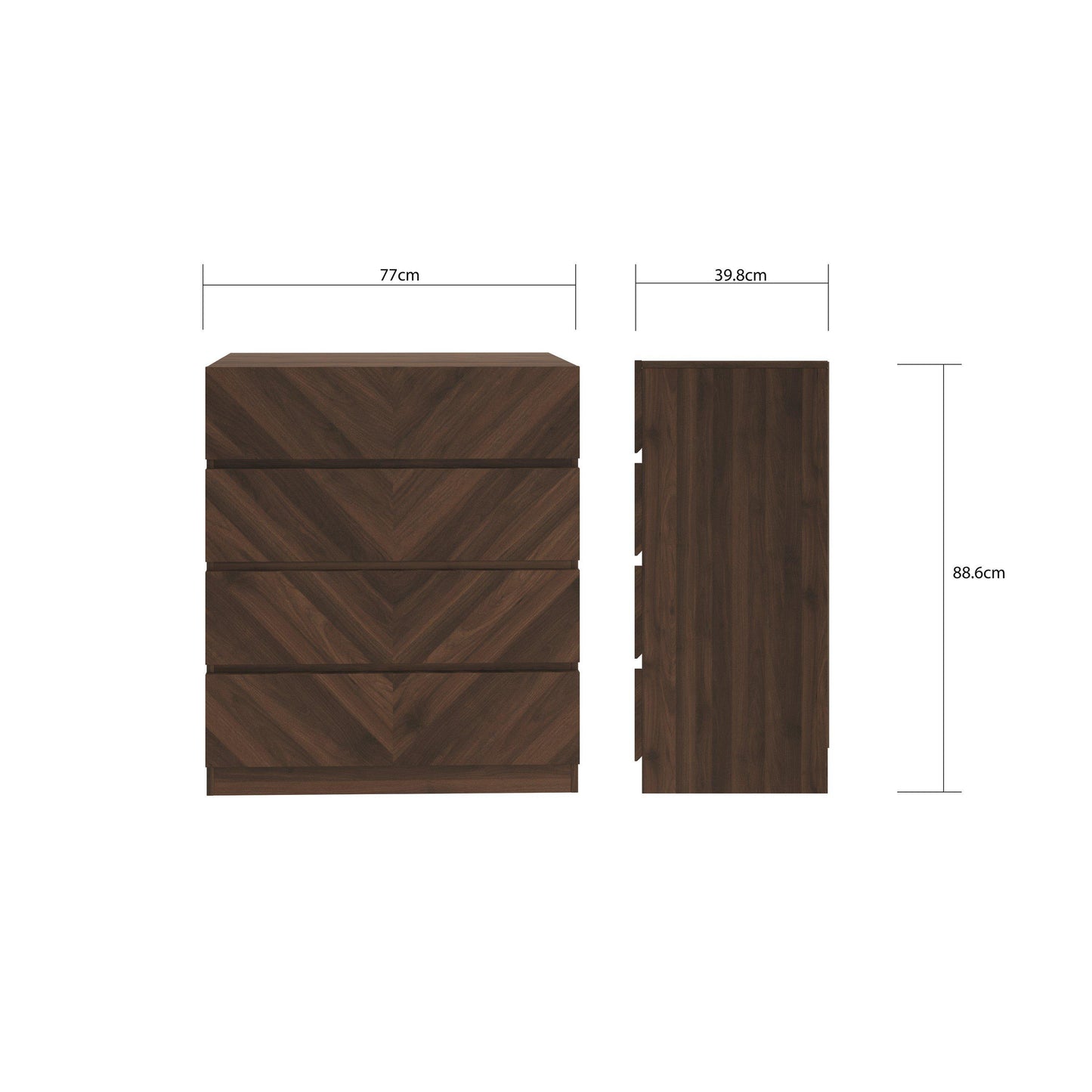GFW Catania 4 Drawer Chest