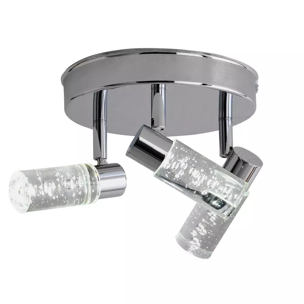 Argos Home Bubble Metal LED Bathroom Spotlight - Chrome