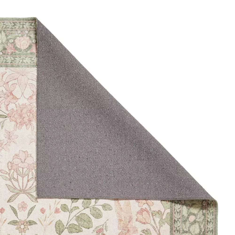 Think Rugs Versailles Green Flatweave Rug - 61x230cm