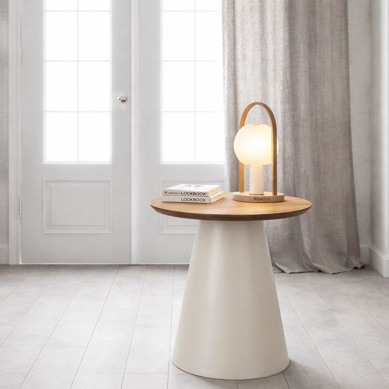 Furniture To Go Soli Round Coffee Table - Natural & Grey