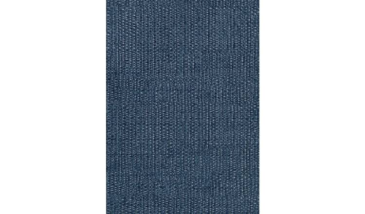 Argos Home Lisbon Fabric 4 Seater Sofa - Blue