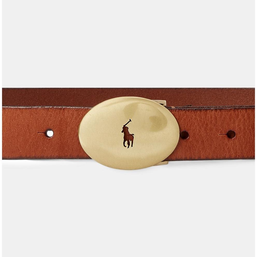 Id Oval-Buckle Vachetta Belt