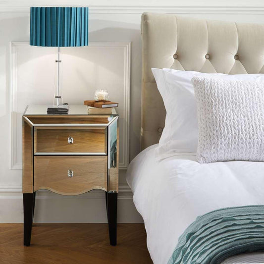 Birlea Palermo 2 Drawer Bedside Table