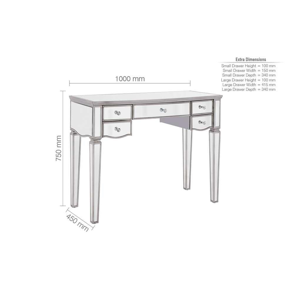 Birlea Elysee 5 Drawer Dressing Table