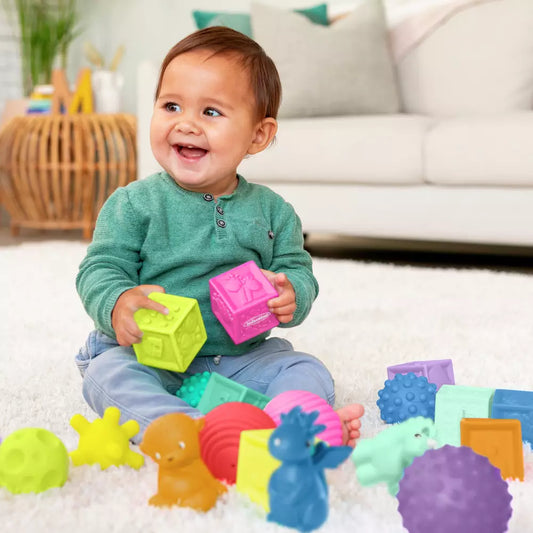 Infantino Playtime Pals & Sensory Shapes Activity Toy Set