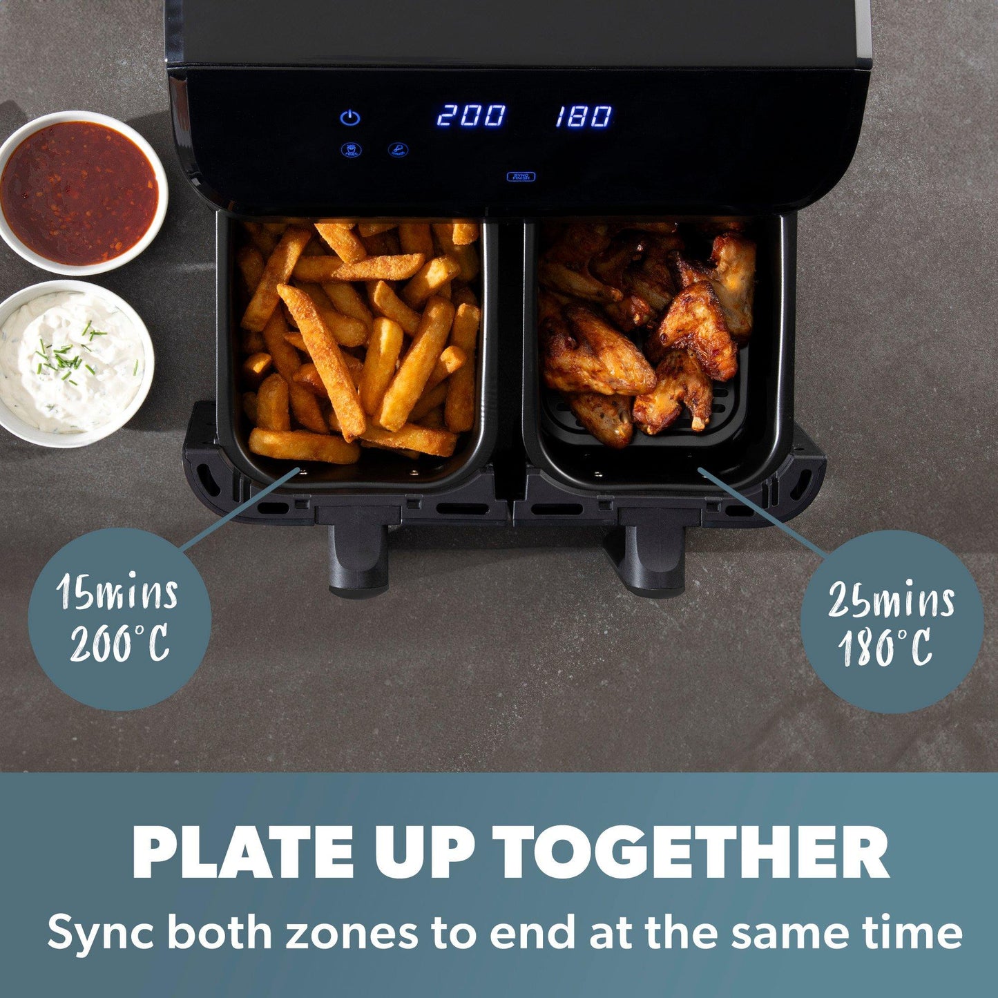 9L Dual Drawer Air Fryer
