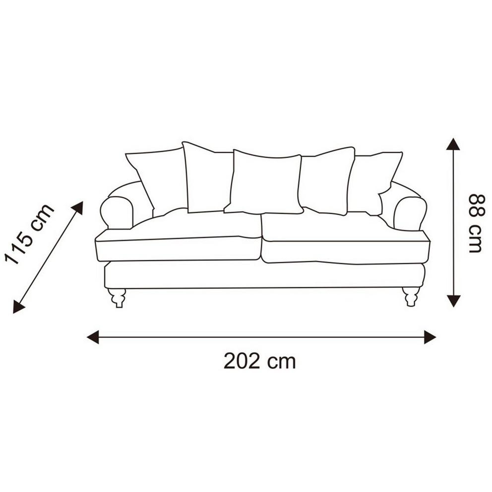 Biba Freddy 2.5 Seaters Sofa