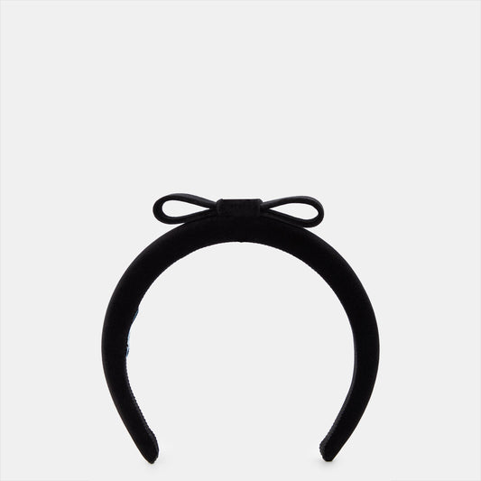 Prada Velvet Bow Headband
