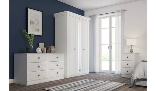 Rendlesham 6 Drawer Chest - White