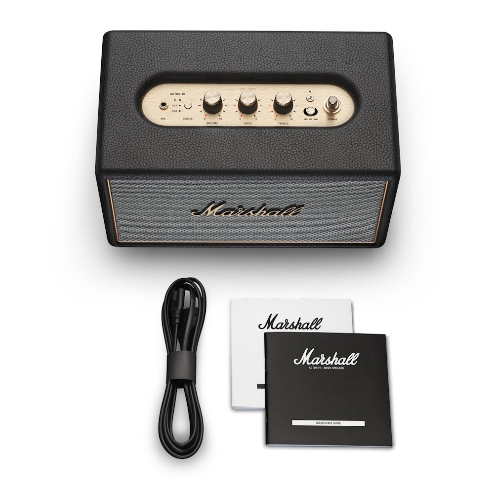 Marshall Acton IV Bluetooth Home Speaker - Black