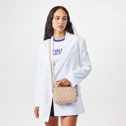 Valentino Garavani Quilted Spike Crossbody Bag