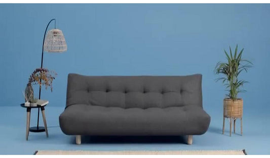 Habitat Kota Boucle 3 Seater ClicClac SofaBed-Charcoal