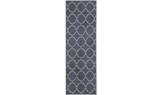 Argos Home Trellis Grey Cut Pile Runner - 66x200cm