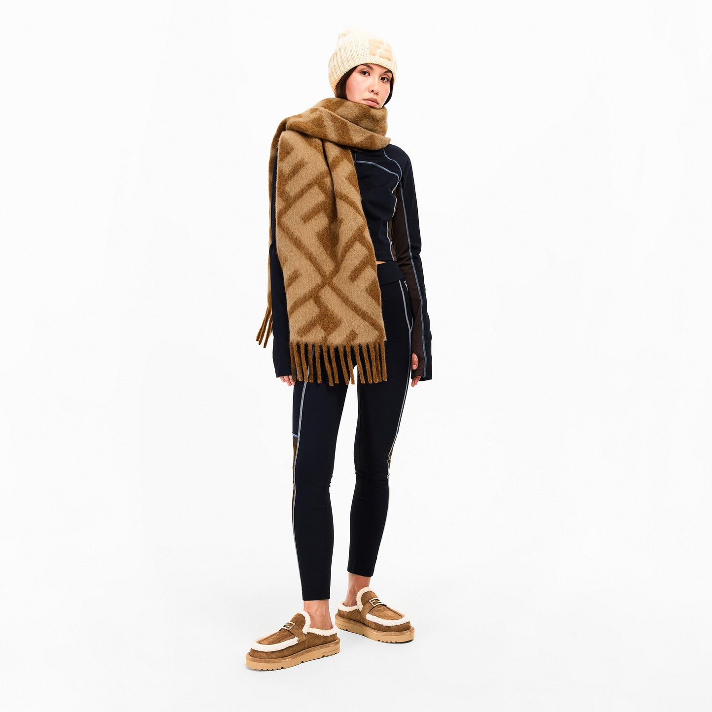 Fendi Women's Alpaca Midweight Scarf