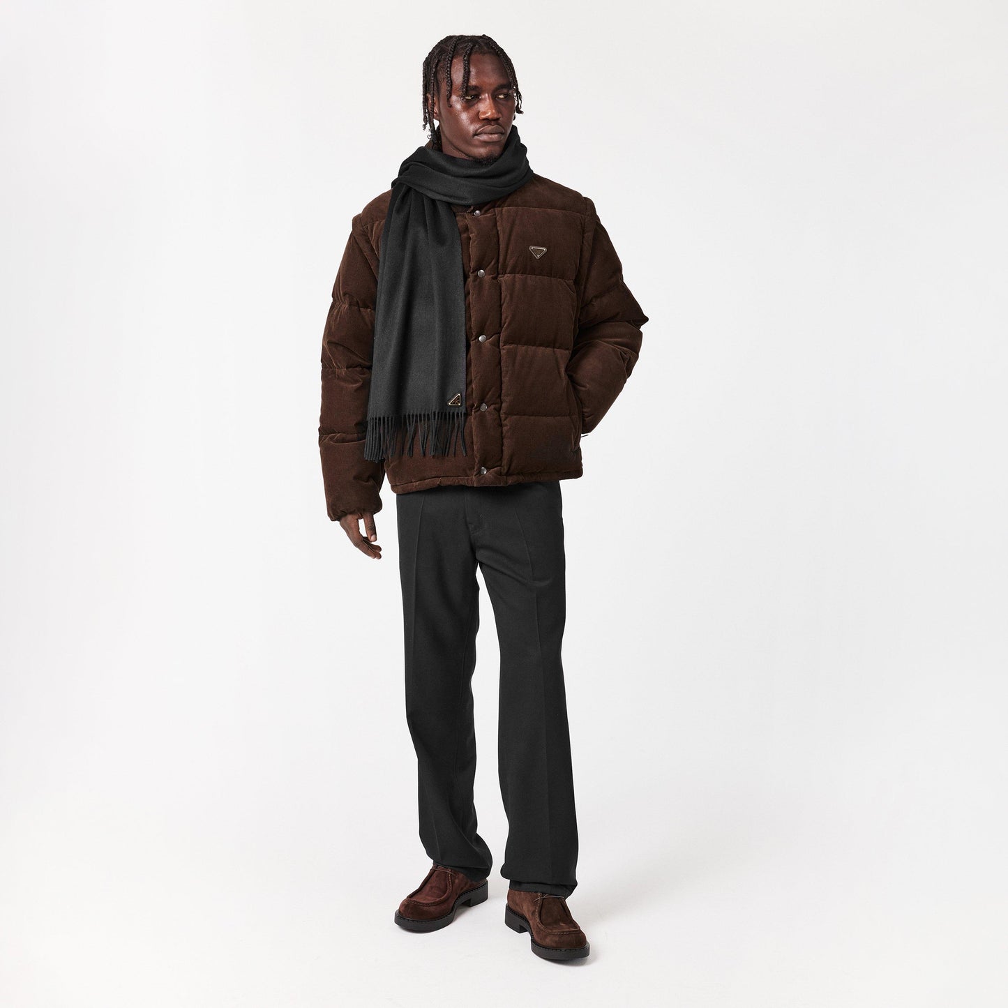 Prada Logo Midweight Scarf