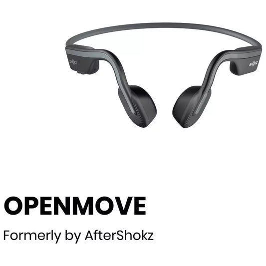 Shokz OpenMove Wireless Bluetooth Headphones - Grey
