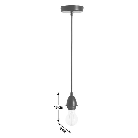 Habitat Pendel Electric Light Fitting Black 1.2M