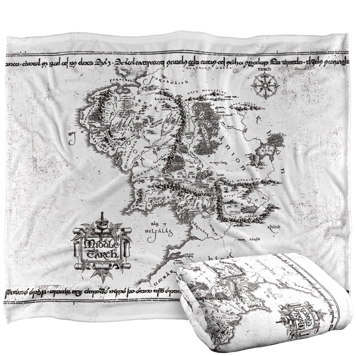 Metallic Middle Earth Blanket