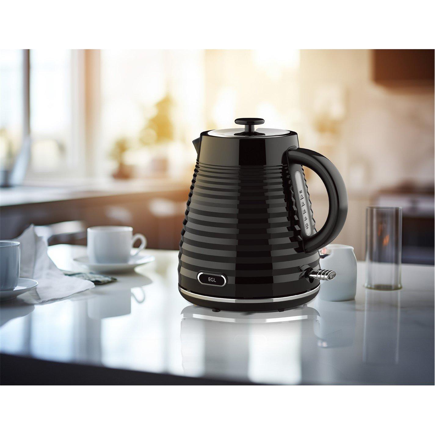 Kettle and 2 Slice Toaster - Grey