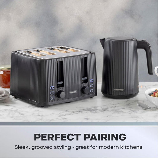 Kettle and 4 Slice Toaster Twin Pack