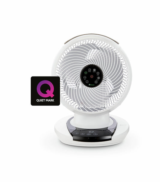 Meaco 1056 White Desk Fan - 12 Inch