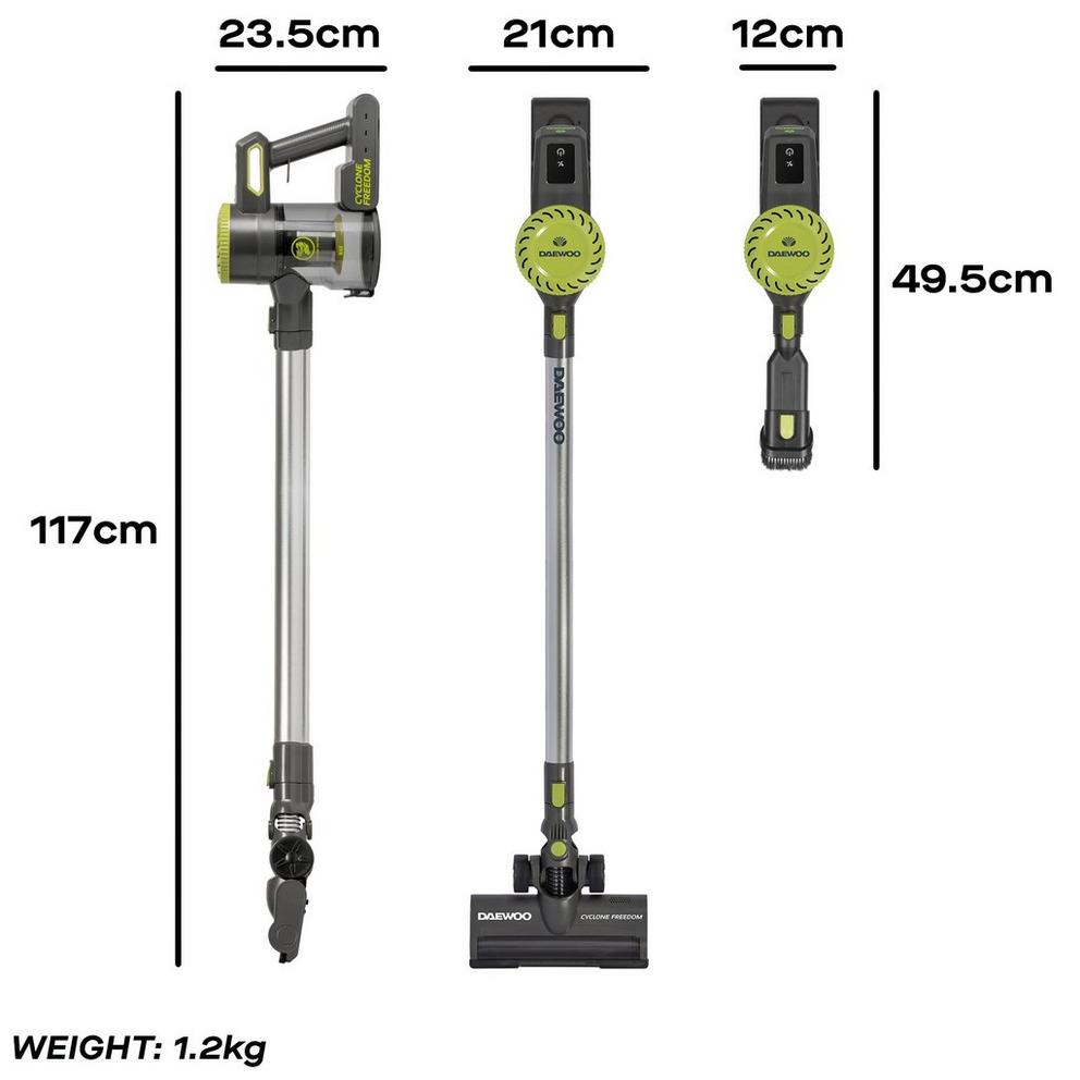 Cyclone Freedom 2in1 Cyclonic Stick Handheld Vacuum