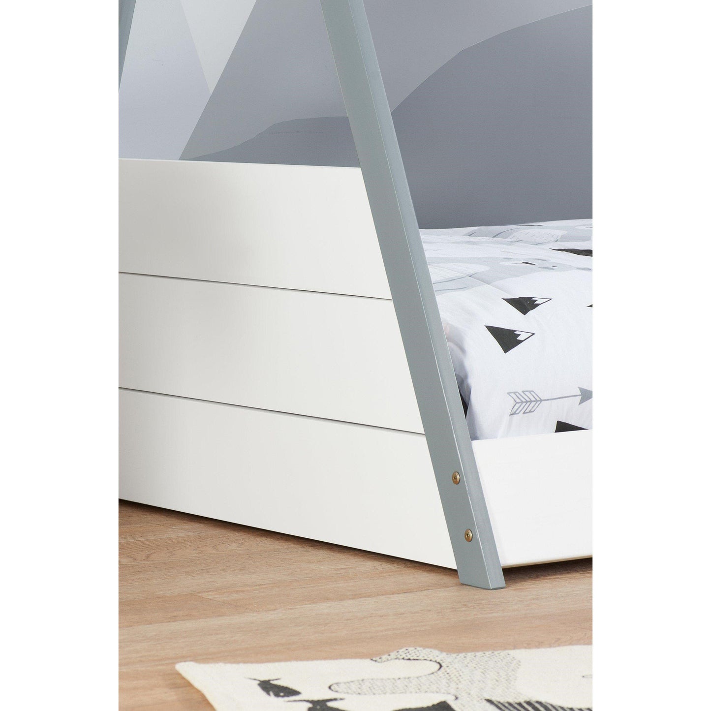 Birlea Teepee Bed White & Grey