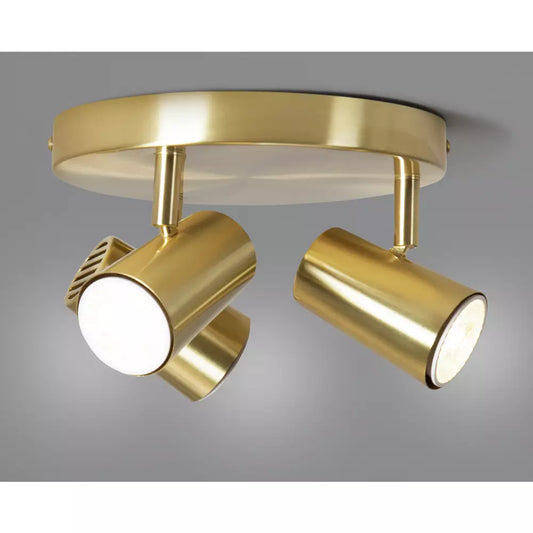 Argos Home 3 Light Spotlight Plate - Brass