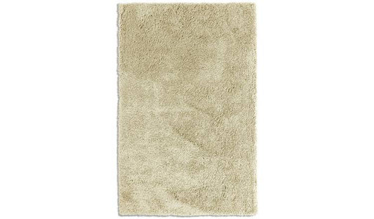 Habitat Noodle Plain Cream Shaggy Rug - 80x150cm