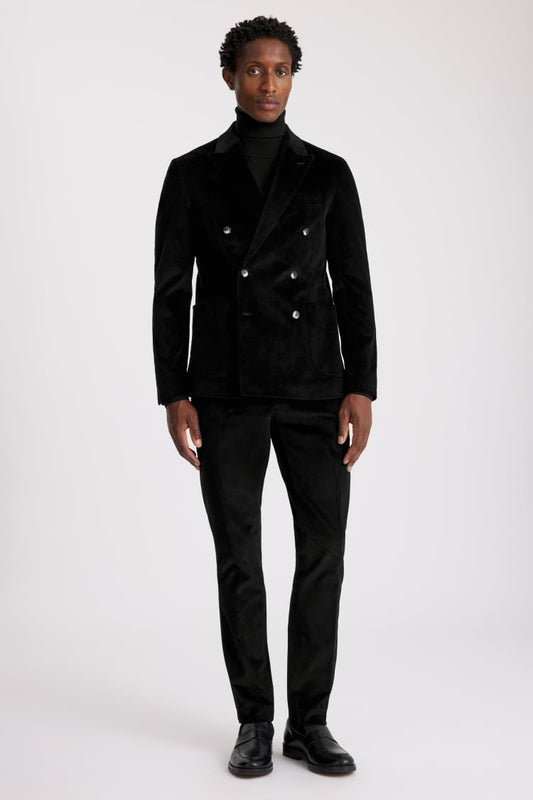Slim Fit Ink Corduroy Suit