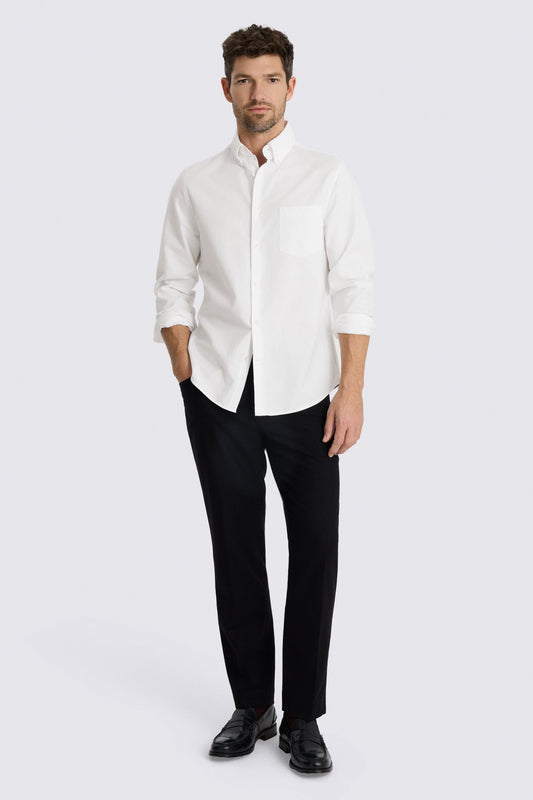 White Washed Cotton Oxford Shirt