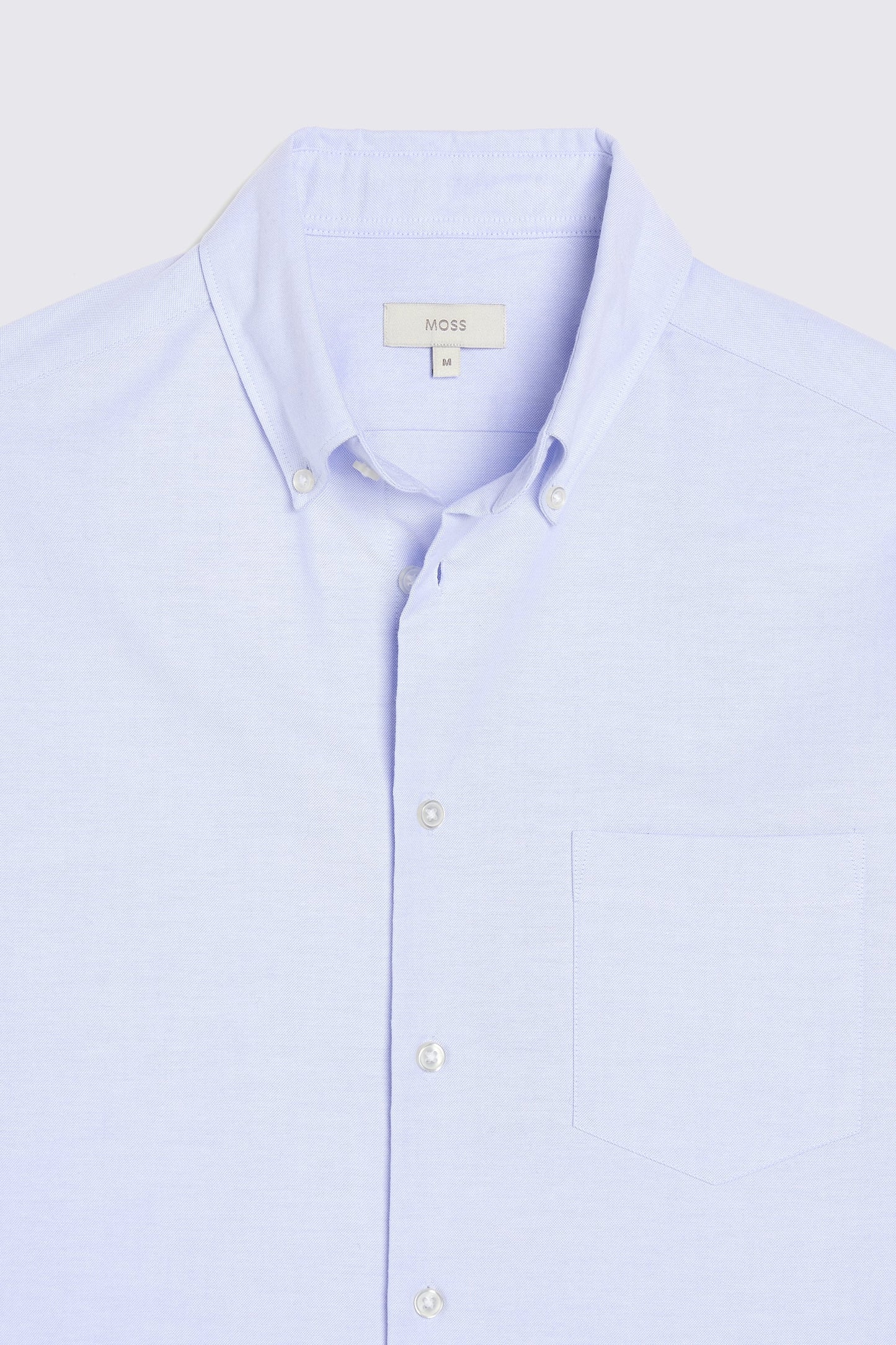Sky Short Sleeve Cotton Oxford Shirt