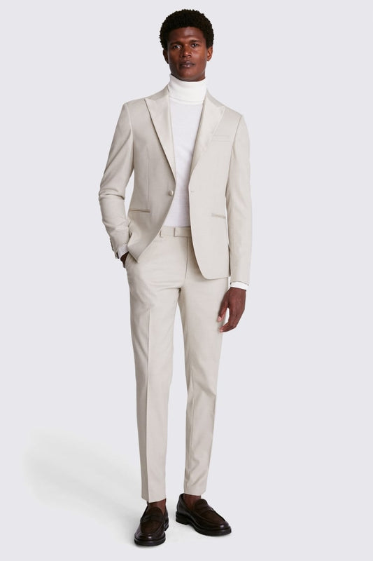 Slim Fit Light Camel Tuxedo Jacket