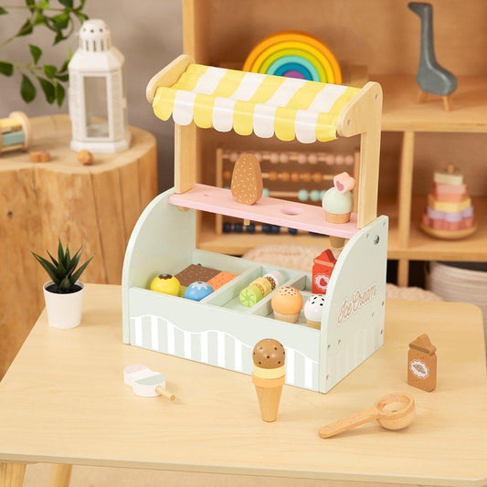 Wooden Ice Cream Parlour Playset