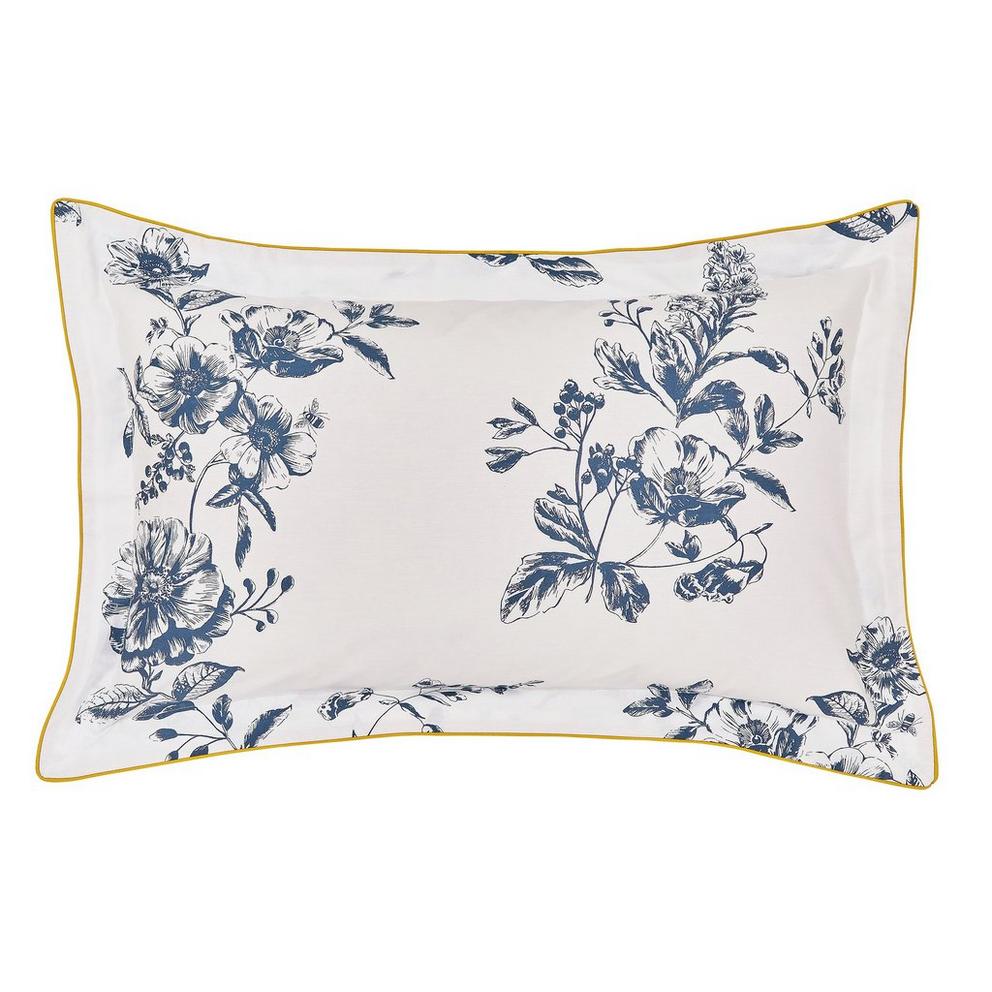 Honey Floral Duvet Cover Set Navy