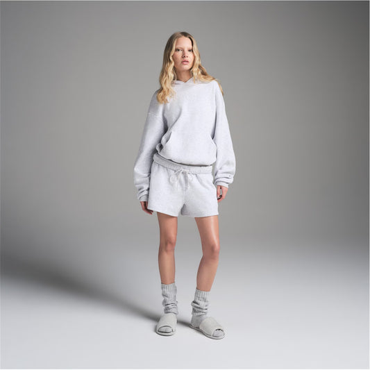 Womens Cotton Fleece Classic Pullover Hoodie