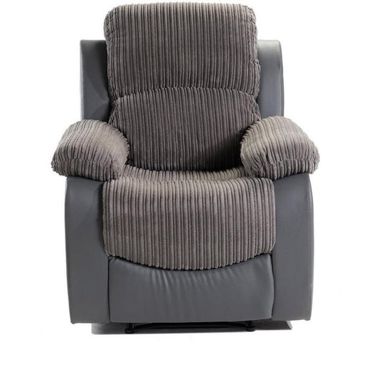 Canterbury Cord/Faux Leather Electric Rise Recliner